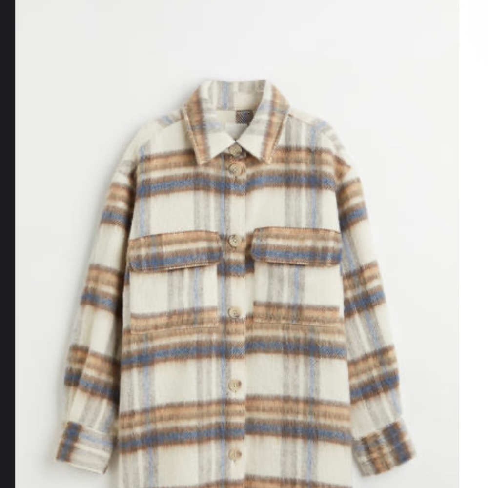 H&M. Oversized Shirt Jacket